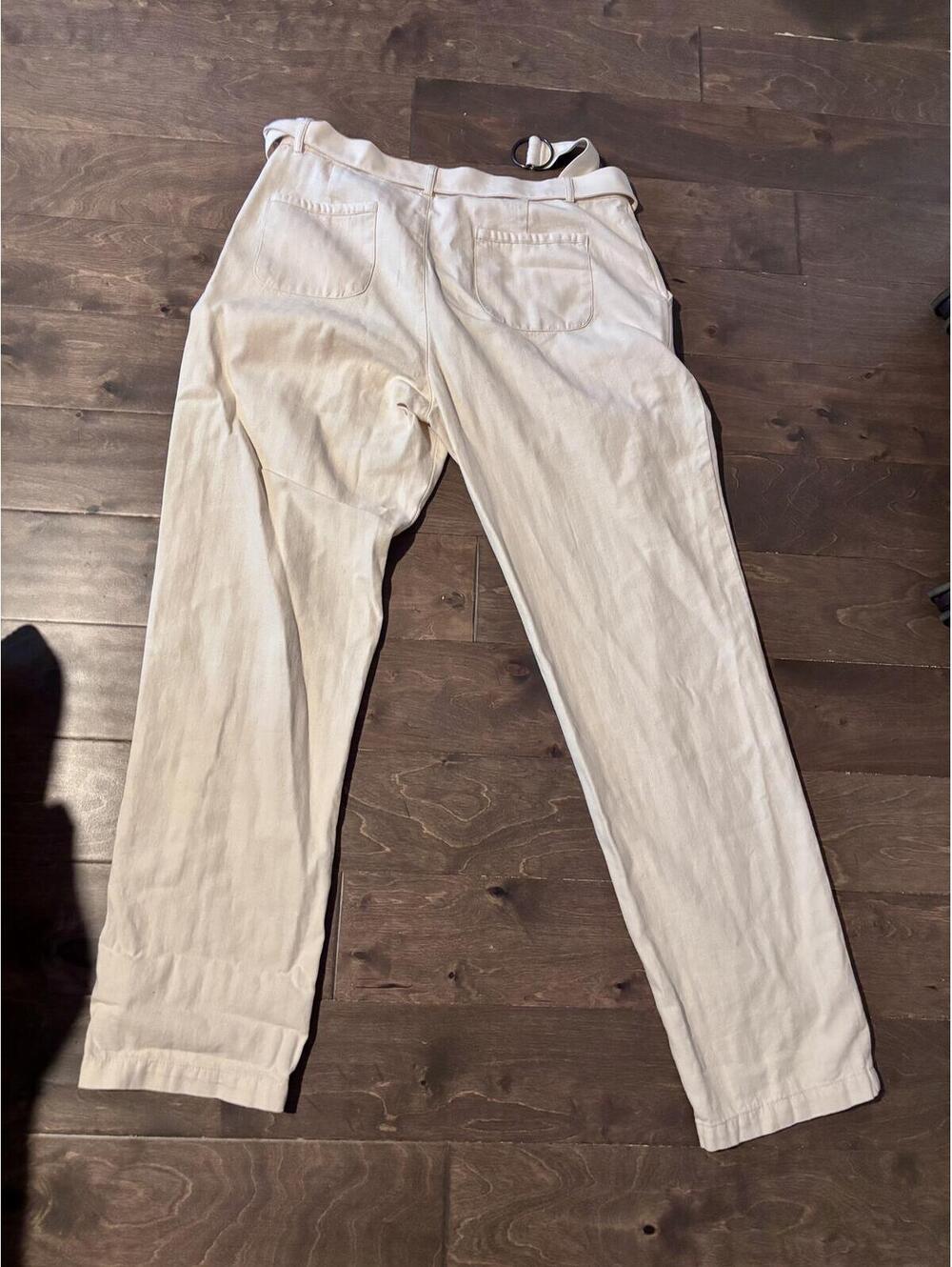 Oliver Spencer Cotton Pleated Trousers